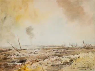 Nuestro avance hacia (La) Boiselle - julio de 1916