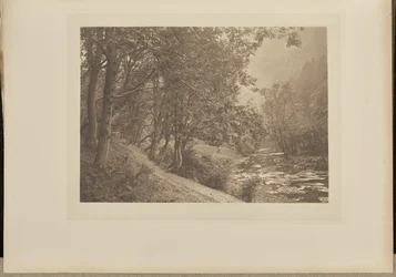 El camino sobre el primer Brae, Dove Dale