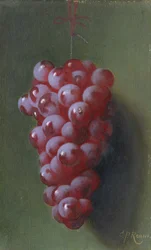 Naturaleza muerta con uvas