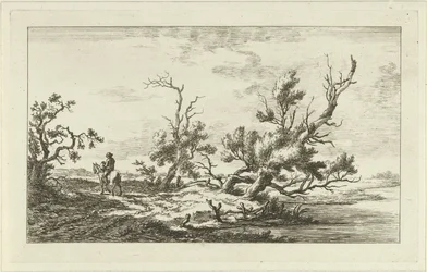 Jinete en un paisaje Paisajes (A-F) (título de la serie)
