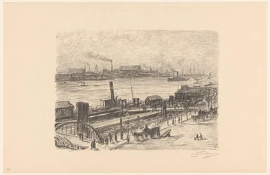 Vista de los terrenos de St. Pauli en Hamburgo