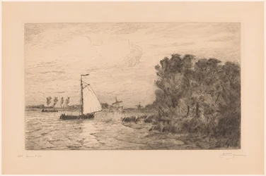 Vista del Vecht cerca de Weesp
La Vecht, cerca de Weesp (título original)