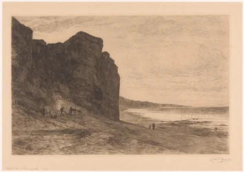 Rotskust bij Veules
Acantilados cerca de Veules, costa de Normandía (título original)