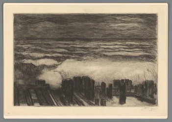 Mar con olas altas