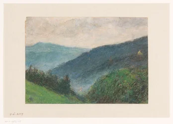Paisaje montañoso cerca de Baden-Baden