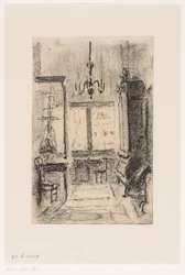 Interior de la casa de Simon van Gijn en el Nieuwe Haven de Dordrecht