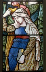 Fe, Ventana Este 1885 (vidriera)