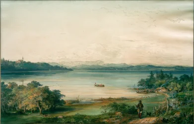 El Ammersee visto desde el castillo de Ried