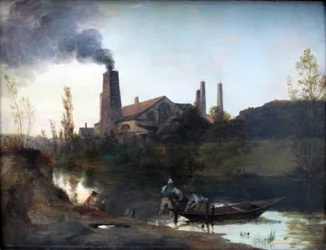 Alemán: "Walzwerk Neustadt-Eberswalde" o "El laminador cerca de Eberswalde" El laminador de Neustadt-Eberswalde