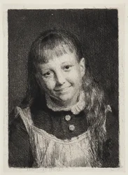 La niña sonriente. Retrato de Ida Alma Bloch