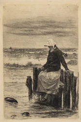 La chica en el muelle