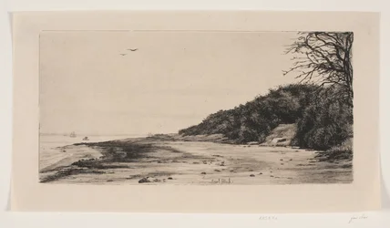 El acantilado junto al mar