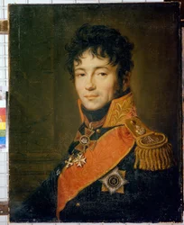Retrato del conde Evgraf Fedotovich Komarovsky (1769-1843) - Pintura de Carl Christian Vogel von Vogelstein (1788-1868), huile sur toile, 67x52 cm - Retrato del conde Evgraf Fedotovich Komarovsky, Óleo sobre lienzo de Carl Christian Vogel von Vogelstein - 