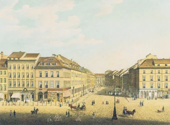 Vista desde el Castillo Real de Berlín hasta la Breite Straße