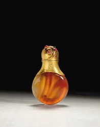 Frasco de perfume, marca del maestro Erik Kollin, San Petersburgo, c.1890