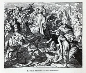 Conrado dirigiéndose a la coronación, 1882