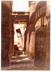 Ruinas del Templo de Karnak, 1874