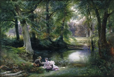 La lección de arte, 1870