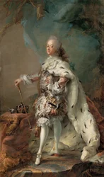 Retrato de Federico V con túnica ungida