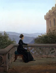 Mujer en el balcón, 1824