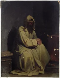 Retrato de un Monje Sentado, 1847