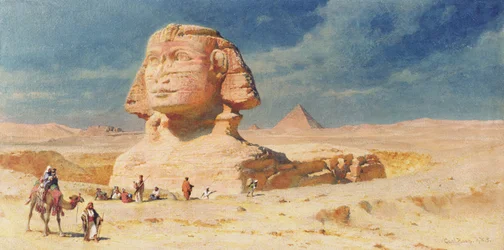 La Esfinge de Giza, 1874