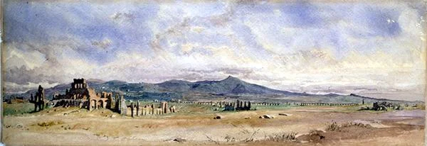 Villa de Lucullus en Misenum en la Bahía de Nápoles