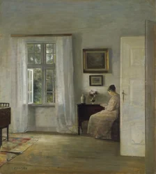 El lector por Carl Holsoe, - Colección privada