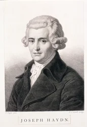 Joseph Haydn (1732-1809) grabado por F.A. Andorff