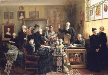 La subasta de la finca, 1903