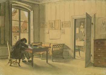 Erwin Speckter en su casa de Múnich