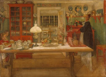 Preparándose para un juego, 1901