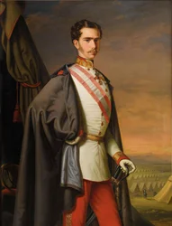 Retrato del emperador Francisco José I de Austria, 1856