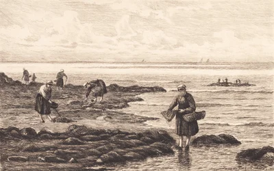 Danés: Pescadores de gambas en Bretaña