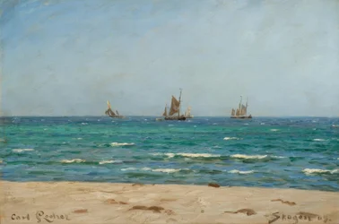 C.Locher, veleros en Skagen