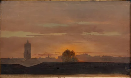 Darmstadt, vista desde el estudio del castillo