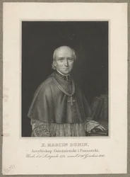 Marcin Dunin Sulgustowski (1774 Wał - 1842 Poznań) - arzobispo, metropolitano de Gniezno y Poznań, y primado de Polonia entre 1831 y 1842