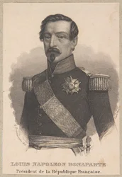 Napoleón III como presidente de Francia