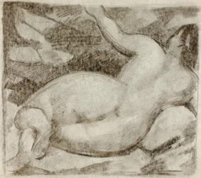 Mujer desnuda, reclinada