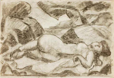 Mujer desnuda, reclinada