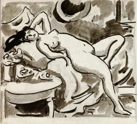 Desnudo femenino reclinado