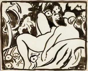 Desnudo femenino reclinado