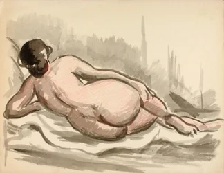 Desnudo femenino reclinado