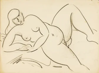 Desnudo femenino reclinado