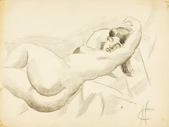 Desnudo femenino reclinado