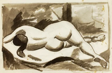 Desnudo femenino reclinado