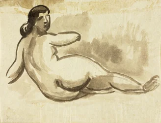 Desnudo femenino reclinado