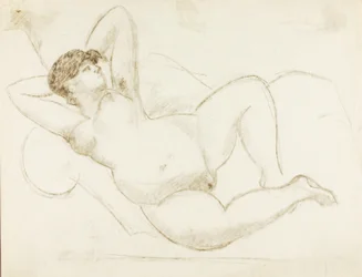 Desnudo femenino reclinado