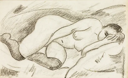 Desnudo femenino reclinado