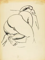 Desnudo reclinado